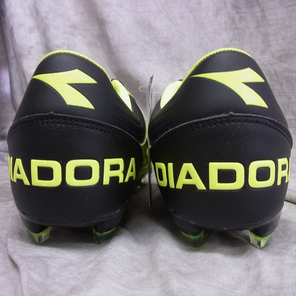 実際に弊社で買取させて頂いた【未使用】DIADORA/ディアドラ ITALICA3 K-PRO LPU J スパイク/ネオンイエロー×ブラック 161853/27.5の画像 1枚目