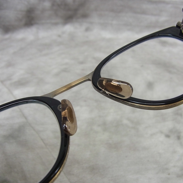 実際に弊社で買取させて頂いたOLIVER PEOPLES/オリバーピープルズ メガネフレーム 度入り Louden BK/AG の画像 3枚目