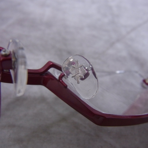 実際に弊社で買取させて頂いたｌess than human/レスザンヒューマン 乱 メガネフレーム 1180-240108-tの画像 2枚目