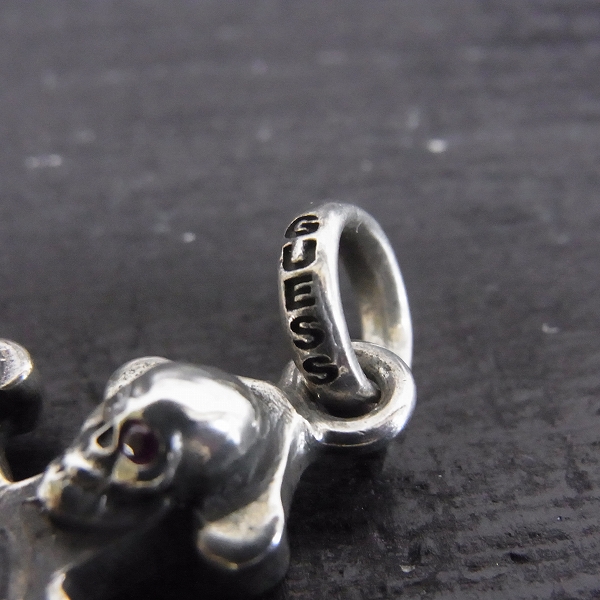 実際に弊社で買取させて頂いたSTANLEY GUESS/スタンリーゲス ガンズクロス ペンダント ストーンアイズの画像 4枚目