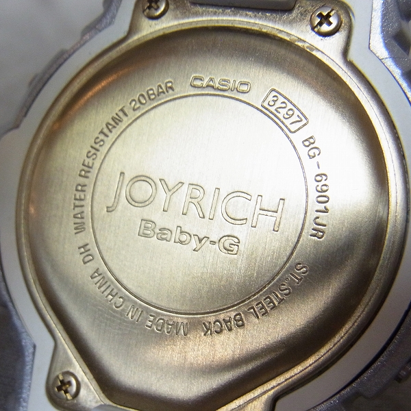 実際に弊社で買取させて頂いたBABY-G/ベビーG JOYRICHジョイリッチ/タイアップモデル/BG-6091JR-8JRの画像 3枚目