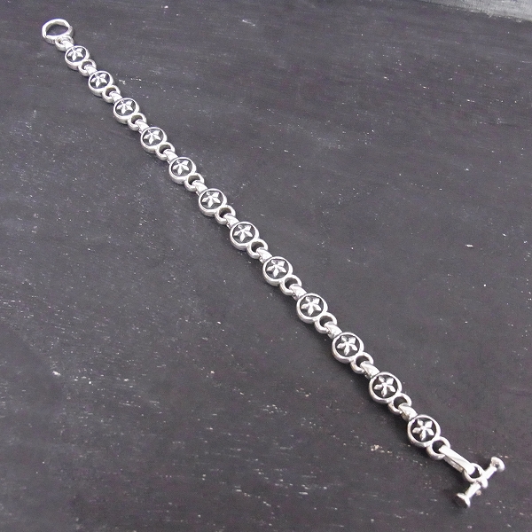 実際に弊社で買取させて頂いたTRAVIS WALKER/トラヴィスワーカー スターボールブレスレットw/Tバーの画像 1枚目