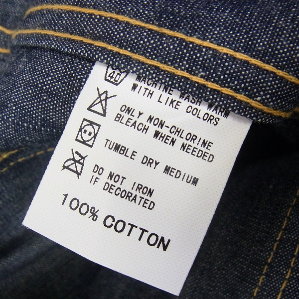 実際に弊社で買取させて頂いたGDEH/グッドイナフ　ペインターパンツ デニム/XSの画像 3枚目