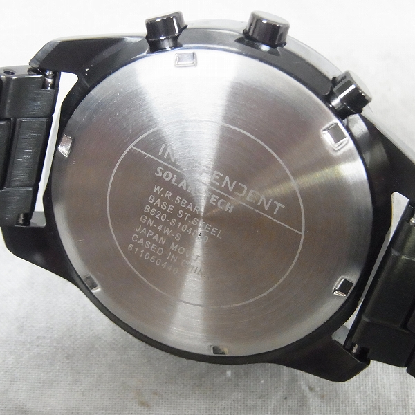 実際に弊社で買取させて頂いたCITIZEN/シチズン INDEPENDENT/インディペンデントタイムレスライン クロノ KF5-144-51の画像 3枚目