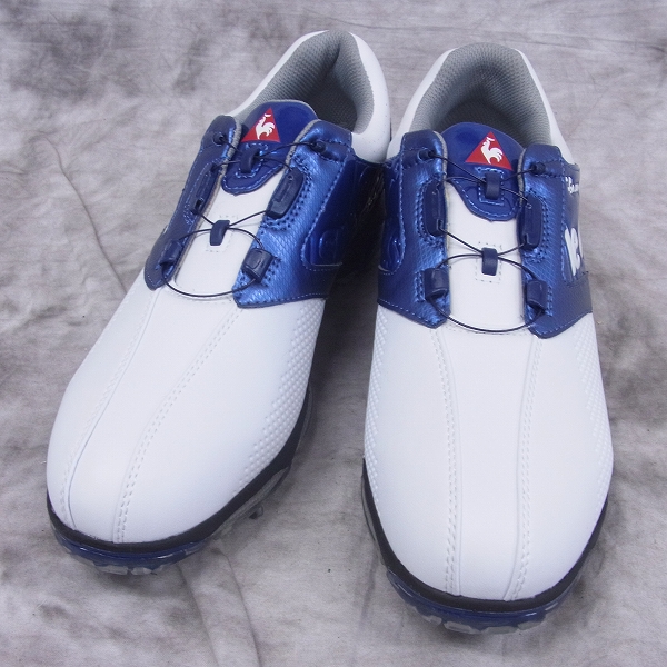 実際に弊社で買取させて頂いたLe coq sportif/ルコック ゴルフシューズ ダイヤルタイプ QQ0592/25.5