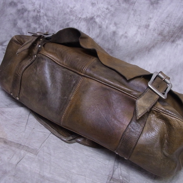 実際に弊社で買取させて頂いたDIET BUTCHER SLIM SKIN/ダイエットブッチャー スリムスキン レザーショルダー/メッセンジャーバッグの画像 3枚目