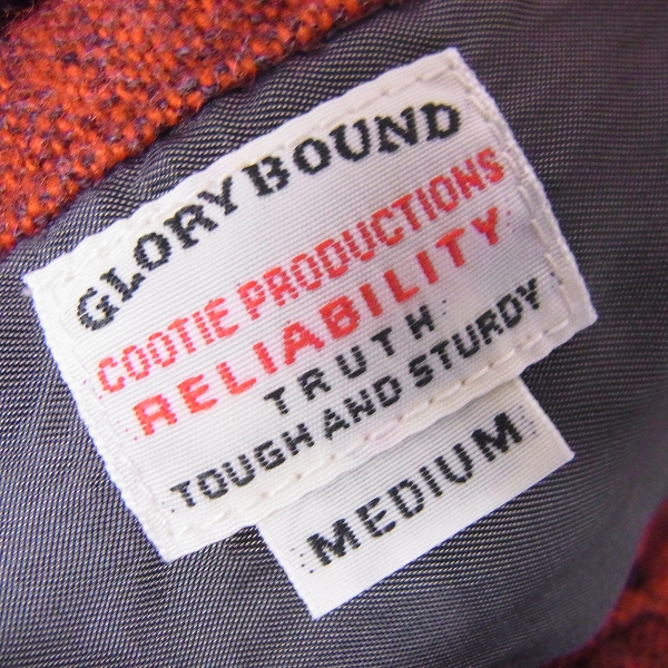 実際に弊社で買取させて頂いたCOOTIE/クーティー GLORY BOUND 胸ポケットタブ ウール 長袖シャツ Mの画像 2枚目