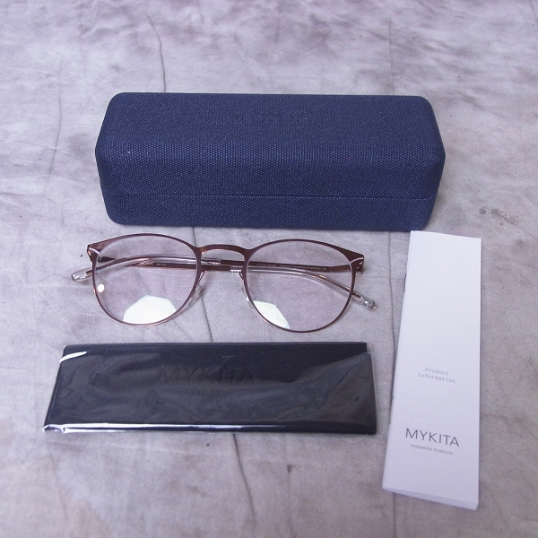実際に弊社で買取させて頂いたMYKITA/マイキータ LITE  MALTE ボストン型 眼鏡/メガネフレームの画像 6枚目
