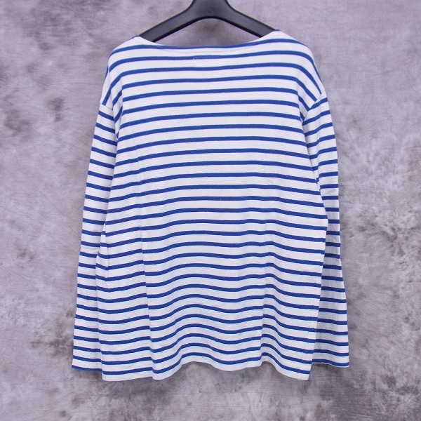 実際に弊社で買取させて頂いたBLUE BLUE/ブルーブルー ボーダー ロンT/カットソー 4の画像 1枚目