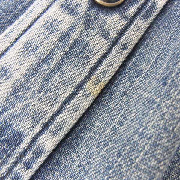 実際に弊社で買取させて頂いたBLUE BLUE/ブルーブルー 胸ターコイズボタン ウエスタンデニムシャツ 3の画像 3枚目