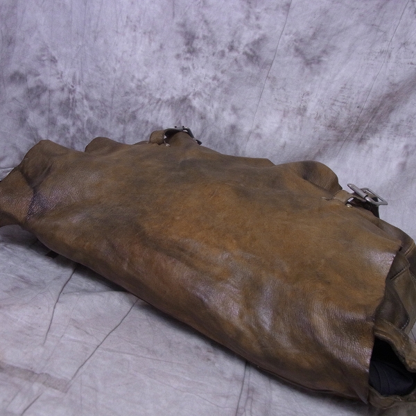 実際に弊社で買取させて頂いたDIET BUTCHER SLIM SKIN/ダイエットブッチャー スリムスキン レザーショルダー/メッセンジャーバッグの画像 2枚目