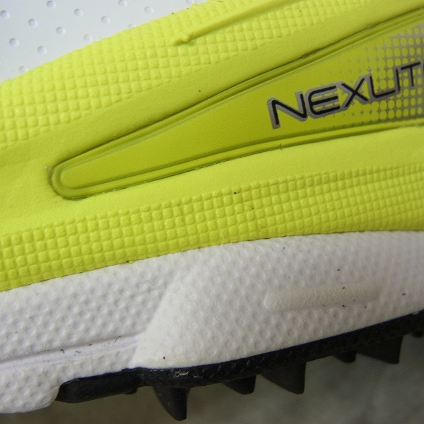 実際に弊社で買取させて頂いたMIZUNO/ミズノ ゴルフシューズ ネクスライト 002ボア ダイヤル式/51GM152692/ホワイト×イエロー/25.5cm/3Eの画像 6枚目