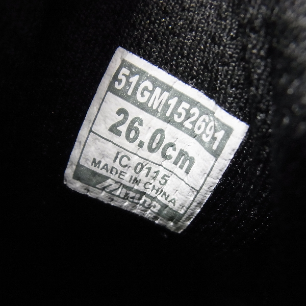 実際に弊社で買取させて頂いたMIZUNO/ミズノ ゴルフシューズ ネクスライト 002ボア ダイヤル式/51GM152691/ホワイト×ブラック/26.0cm/3Eの画像 5枚目