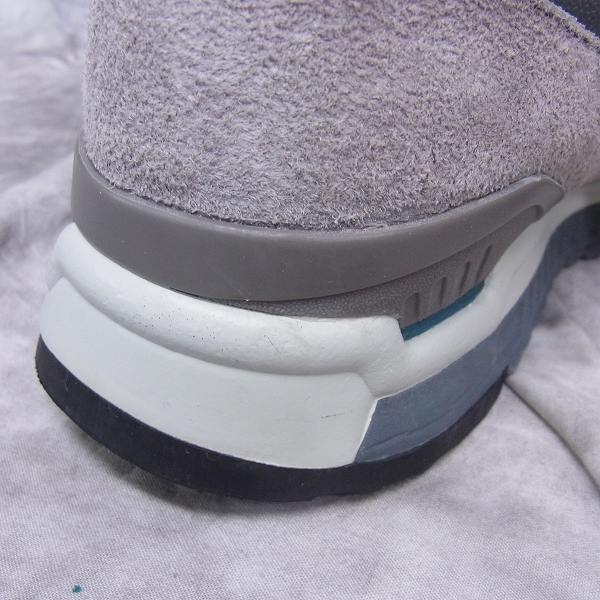 実際に弊社で買取させて頂いたNEW BALANCE/ニューバランス EDIFICE 米国製 スニーカー M9975GR/27の画像 6枚目