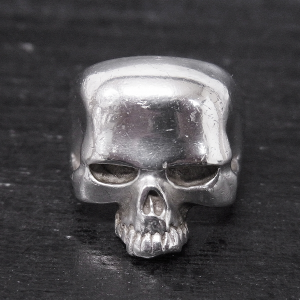 実際に弊社で買取させて頂いたCRAZY PIG DESIGNS/クレイジーピッグ スモールエビルスカル リング 19号の画像 1枚目