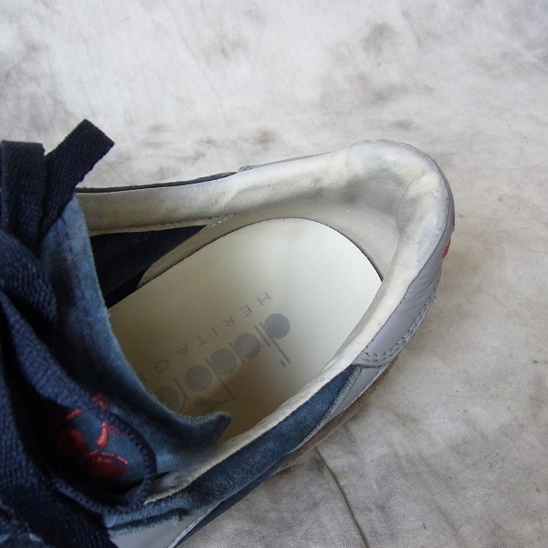 実際に弊社で買取させて頂いたDIADORA HERITAGE/ディアドラ EQUIPE S.SW エキップ スエード ストーンウォッシュ スニーカー/26 の画像 4枚目