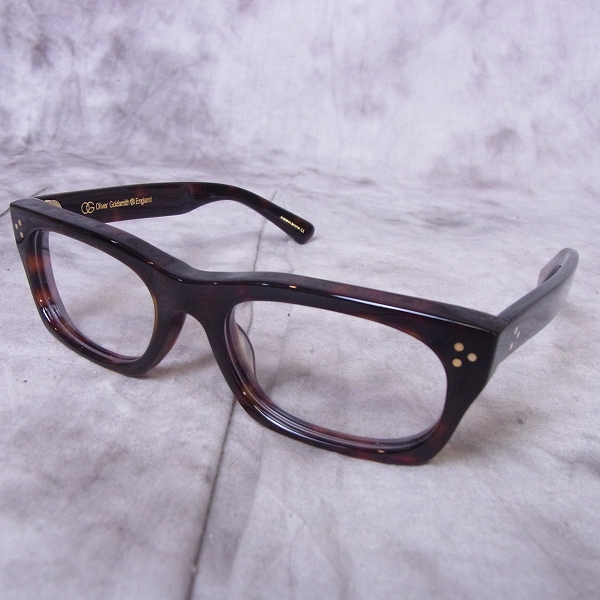 実際に弊社で買取させて頂いたOliver Goldsmith/オリバー ゴールドスミス VICE CONSUL-s Dark Tortoiseshell 眼鏡/メガネフレーム