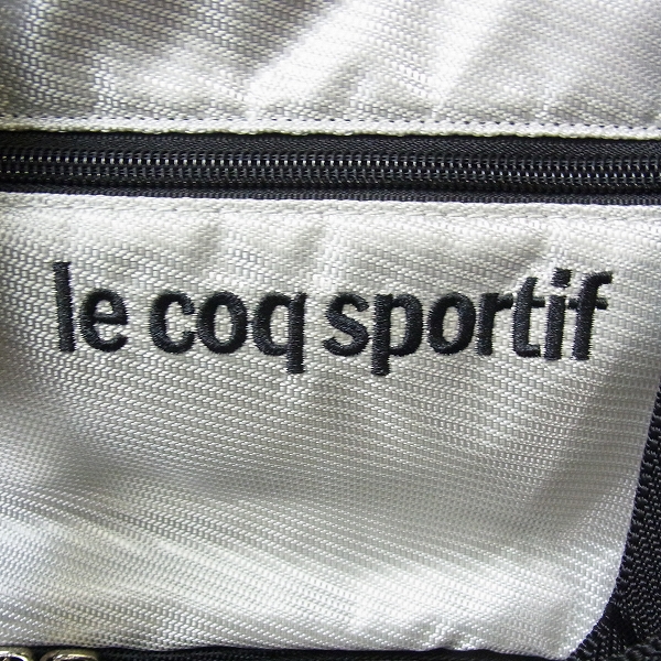 実際に弊社で買取させて頂いた【未使用】le coq sportif/ル・コック ボストンバッグ QQ2196 シルバー の画像 6枚目