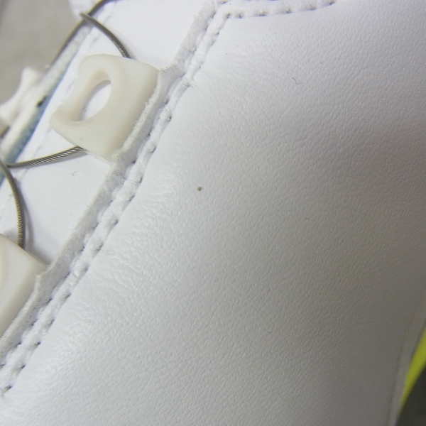 実際に弊社で買取させて頂いたMIZUNO/ミズノ ゴルフシューズ ネクスライト 002ボア ダイヤル式/51GM152692/ホワイト×イエロー/26.0cm/3Eの画像 6枚目