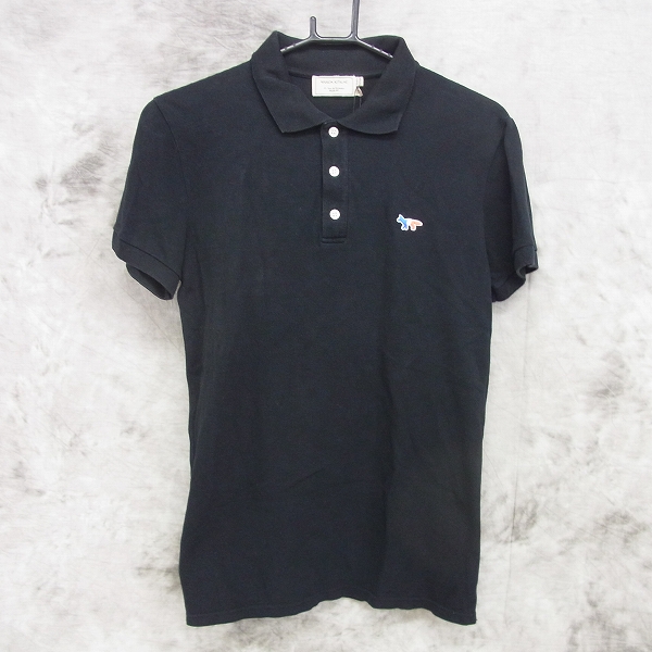 実際に弊社で買取させて頂いたMAISON KITSUNE メゾンキツネ POLO TRICOLOR FOX PATHC 12/KMM-2701/XS