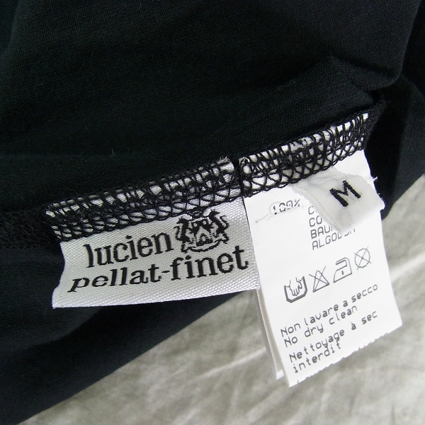 実際に弊社で買取させて頂いたlucien pellat-finet/ルシアンペラフィネ スカル/スタッズ/スワロ Tシャツ/Mの画像 2枚目
