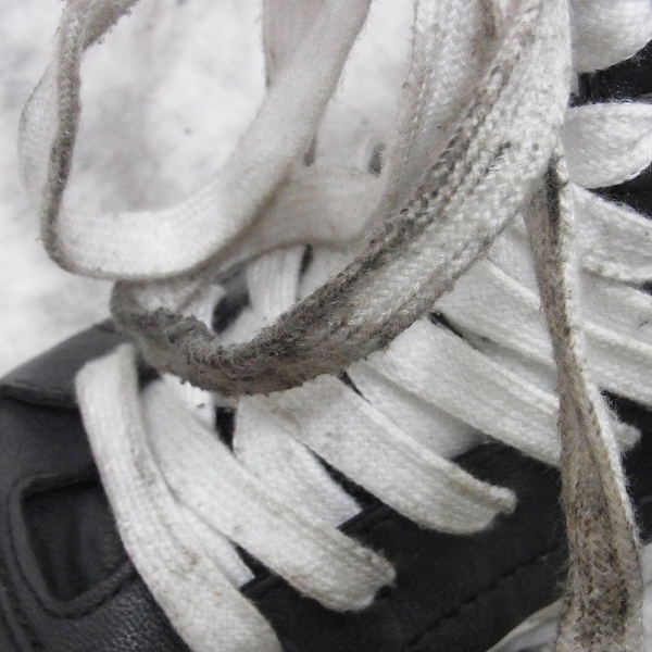 実際に弊社で買取させて頂いたDIET BUTCHER SLIM SKIN/ダイエットブッチャースリムスキン 14AW ハイカットボリューム レザースニーカー/41の画像 6枚目