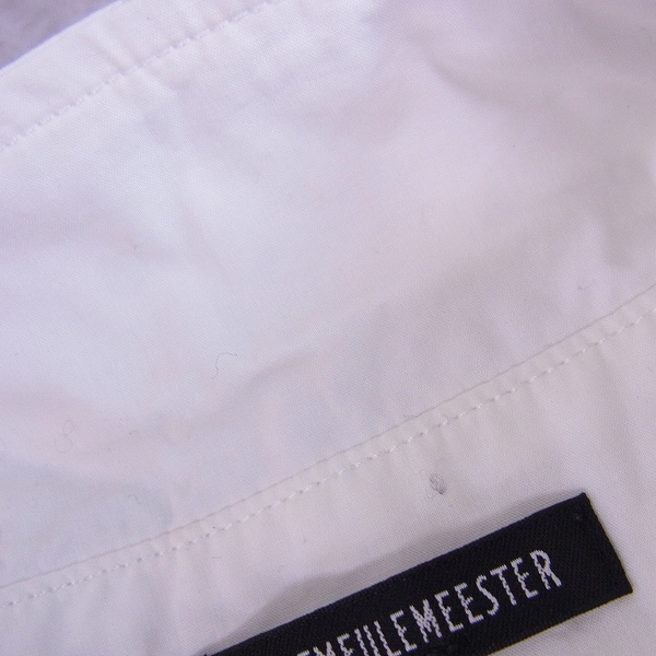 実際に弊社で買取させて頂いたANN DEMEULE MEESTER/アンドゥムルメステール ボタンダウンシャツ XSの画像 5枚目