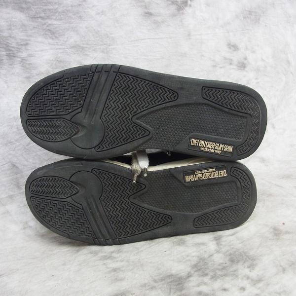 実際に弊社で買取させて頂いたDIET BUTCHER SLIM SKIN/ダイエットブッチャースリムスキン 14AW ハイカットボリューム レザースニーカー/41の画像 2枚目