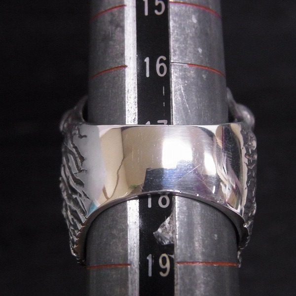 実際に弊社で買取させて頂いた【ギャラ付】CRAZY PIG/クレイジーピッグ Lion head/ライオンヘッド リング 17.5号の画像 6枚目