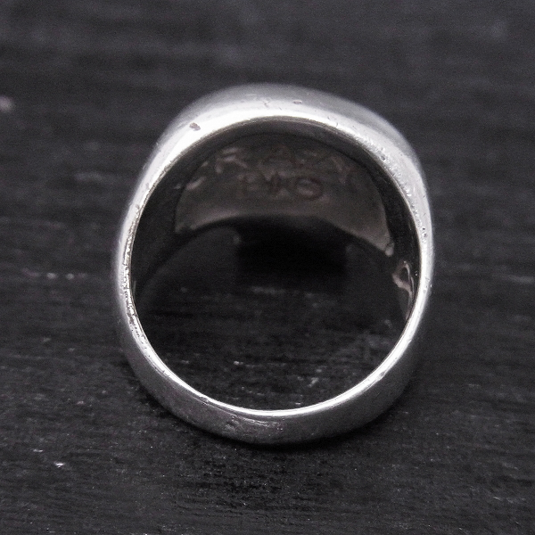 実際に弊社で買取させて頂いたCRAZY PIG DESIGNS/クレイジーピッグ スモールエビルスカル リング 19号の画像 3枚目