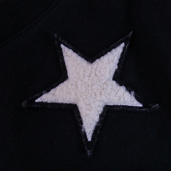実際に弊社で買取させて頂いたGIVENCHY/ジバンシィ 16AW スターパッチ カットソー/半袖Tシャツ ブラック/Sの画像 5枚目