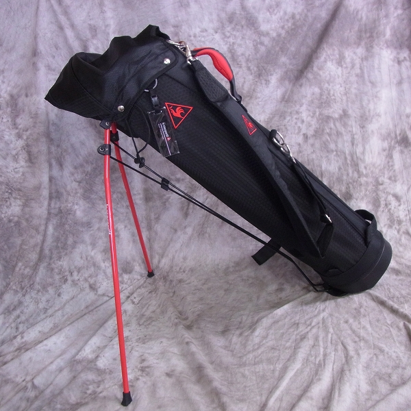 実際に弊社で買取させて頂いた★Le coq sportif/ル・コック スタンドキャディバッグ QQ1200 ブラックの画像 6枚目