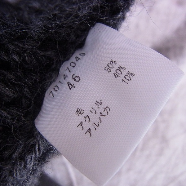 実際に弊社で買取させて頂いたROEN/ロエン back-skull/バッグスカル knit coat/ニット コート /46 の画像 4枚目