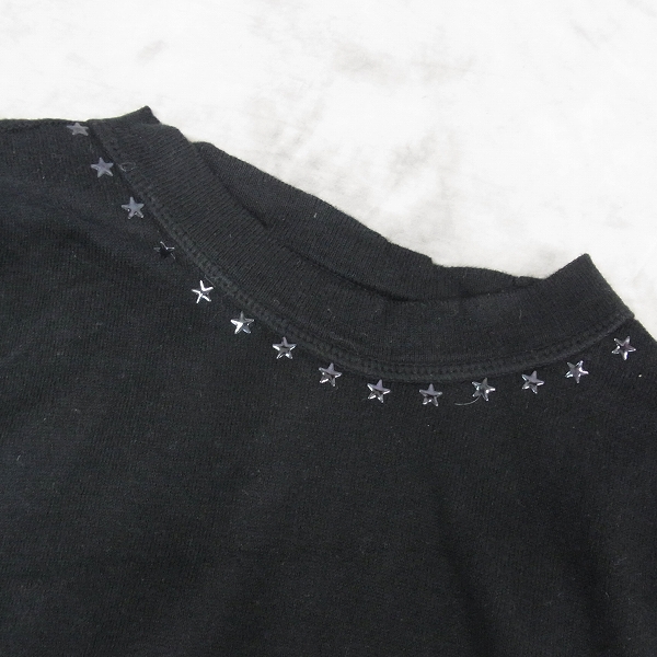 実際に弊社で買取させて頂いた lucien pellat-finet/ルシアンペラフィネ スタースカルTシャツ/Mの画像 4枚目