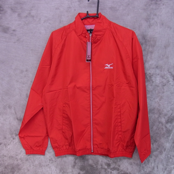 実際に弊社で買取させて頂いた【未使用】MIZUNO/ミズノ ゴルフウェア アウタージャージ レッド/L