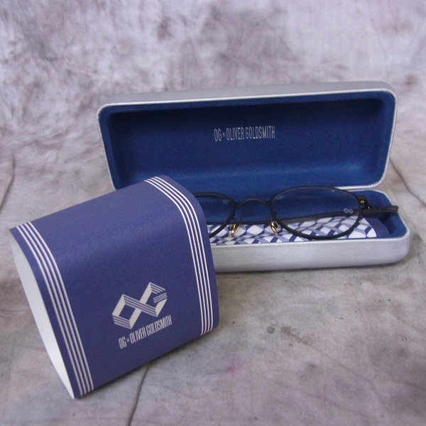 実際に弊社で買取させて頂いたOLIVER GOLDSMITH/オリバーゴールドスミス 眼鏡/メガネフレーム Actress 48の画像 9枚目