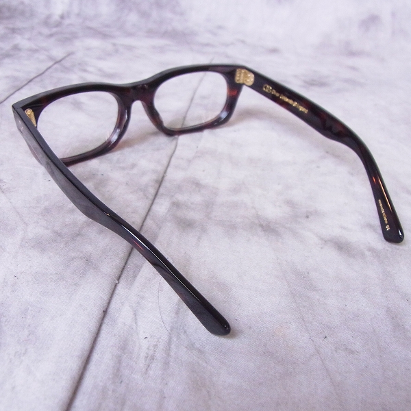 実際に弊社で買取させて頂いたOliver Goldsmith/オリバー ゴールドスミス VICE CONSUL-s Dark Tortoiseshell 眼鏡/メガネフレームの画像 1枚目