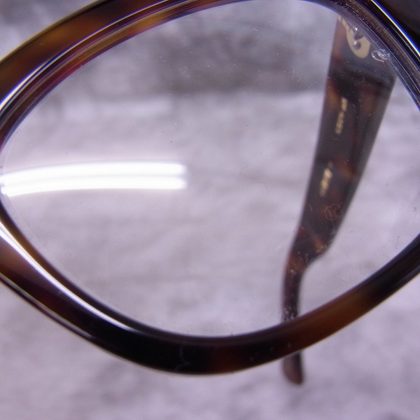 実際に弊社で買取させて頂いたOLIVER GOLDSMITH/オリバーゴールドスミス 眼鏡/メガネフレーム CONSUL-S Dark Toroiseshellの画像 5枚目