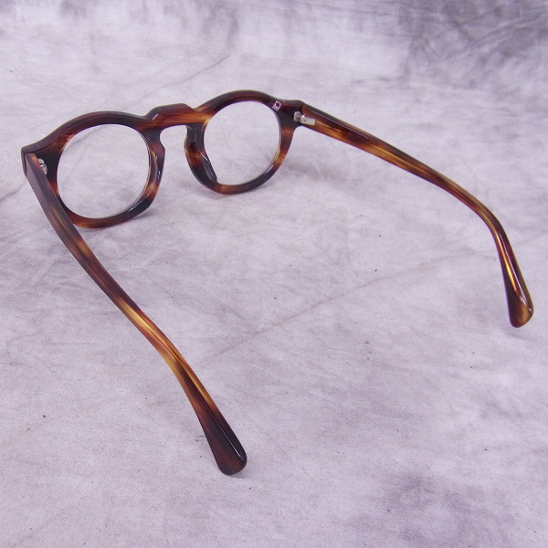 実際に弊社で買取させて頂いたJacques Durand/ジャックデュラン 丸メガネ/眼鏡フレーム デミ柄 PAQUES L 506-013の画像 1枚目