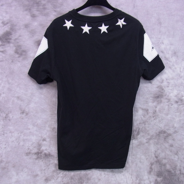 実際に弊社で買取させて頂いたGIVENCHY/ジバンシィ 16AW スターパッチ カットソー/半袖Tシャツ ブラック/Sの画像 1枚目