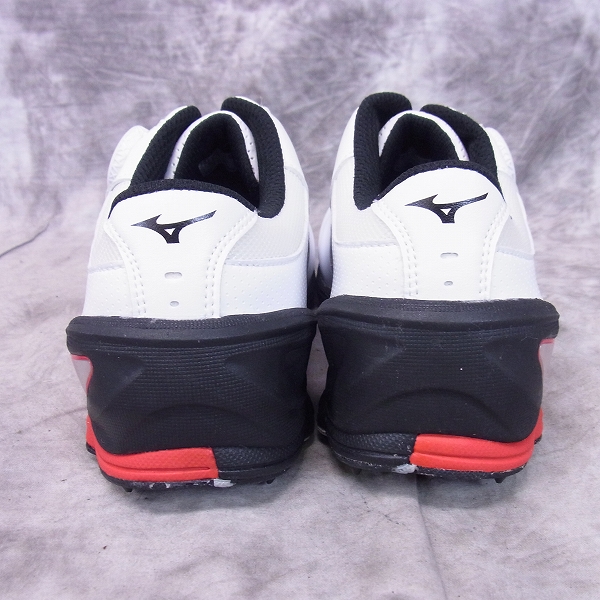 実際に弊社で買取させて頂いた未使用 MIZUNO/ミズノ ゴルフシューズ ネクスライト 002ボア ダイヤル式/51GM152691/ホワイト×ブラック/24.5cm/3Eの画像 1枚目