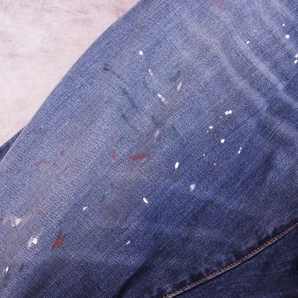 実際に弊社で買取させて頂いたMARNI/マルニ 13SS ペイント/ペンキ加工 限定 デニムパンツの画像 6枚目