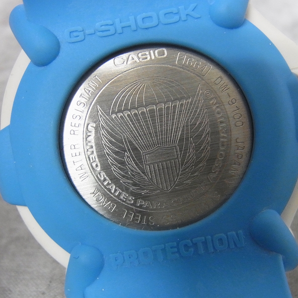 実際に弊社で買取させて頂いたG-SHOCK/ジーショック RISEMAN/ライズマン USPA/パラシュート/DW-9100PJ-7【動作未確認】 の画像 3枚目