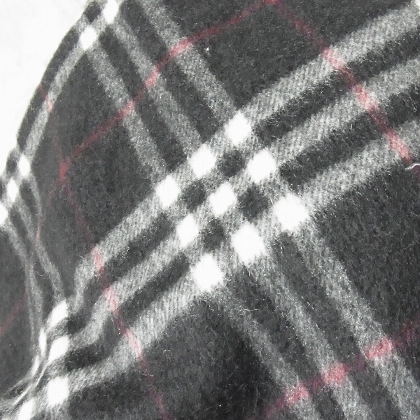 実際に弊社で買取させて頂いたBURBERRY LONDON/バーバリーロンドン チェック柄 カシミヤマフラーの画像 2枚目