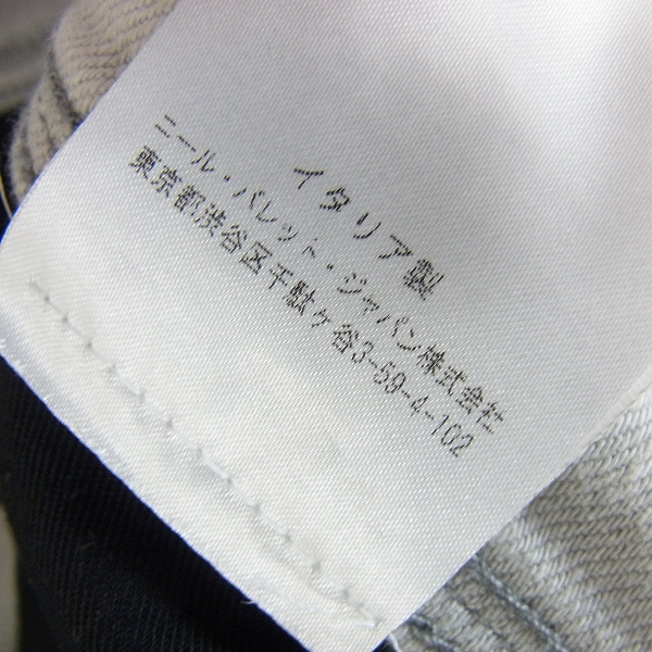 実際に弊社で買取させて頂いたNeil Barrett/ニールバレット スキニーフィット レギュラーライズ デニムパンツ/30の画像 4枚目