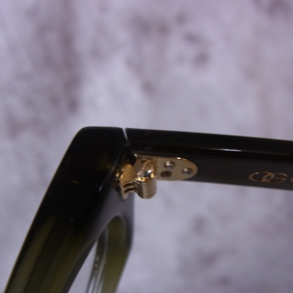 実際に弊社で買取させて頂いたOliver Goldsmith/オリバー ゴールドスミス VICE CONSUL-s Forest 眼鏡/メガネフレームの画像 5枚目