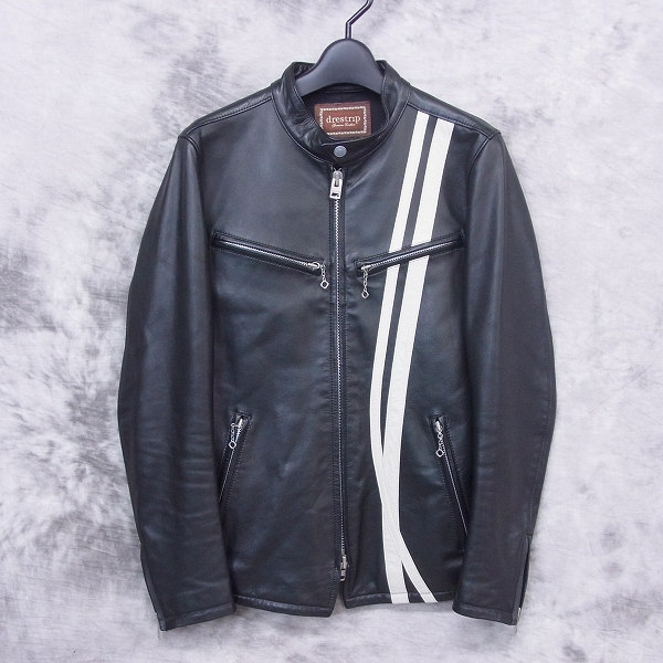 実際に弊社で買取させて頂いたdrestrip/ドレストリップ カウレザーライダース/ジャケット/1