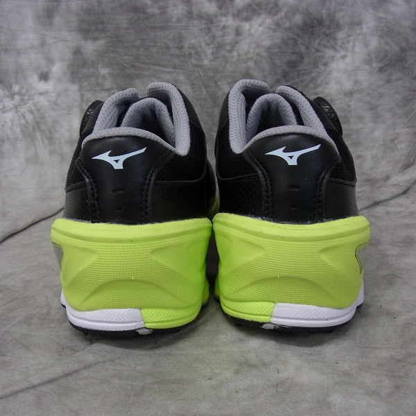 実際に弊社で買取させて頂いたMIZUNO/ミズノ ゴルフシューズ ネクスライト 002ボア ダイヤル式/51GM152609/ブラック×イエロー/26.0cm/3Eの画像 1枚目