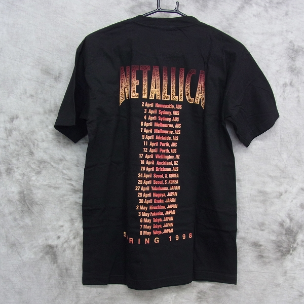 実際に弊社で買取させて頂いたバンドTシャツ METALLICA/メタリカ SPRING 1998 TOUR/Mの画像 1枚目