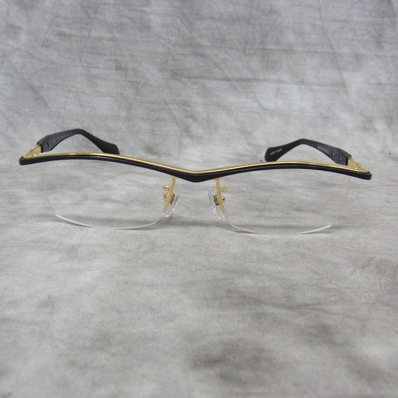 実際に弊社で買取させて頂いたless than human/レスザンヒューマン ハーフリム 度なし SABI/サビ メガネの画像 1枚目